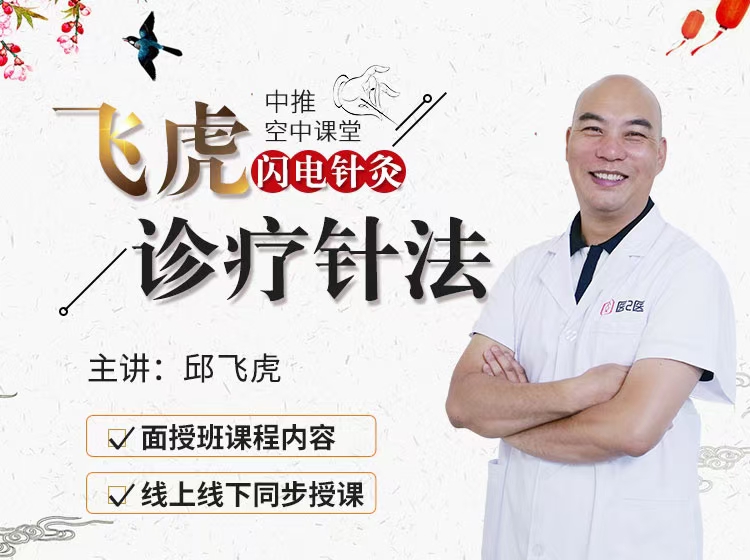邱飞虎 飞‮闪虎‬电针 诊‮针疗‬法 线‮线上‬下同步教学视频课分享给你