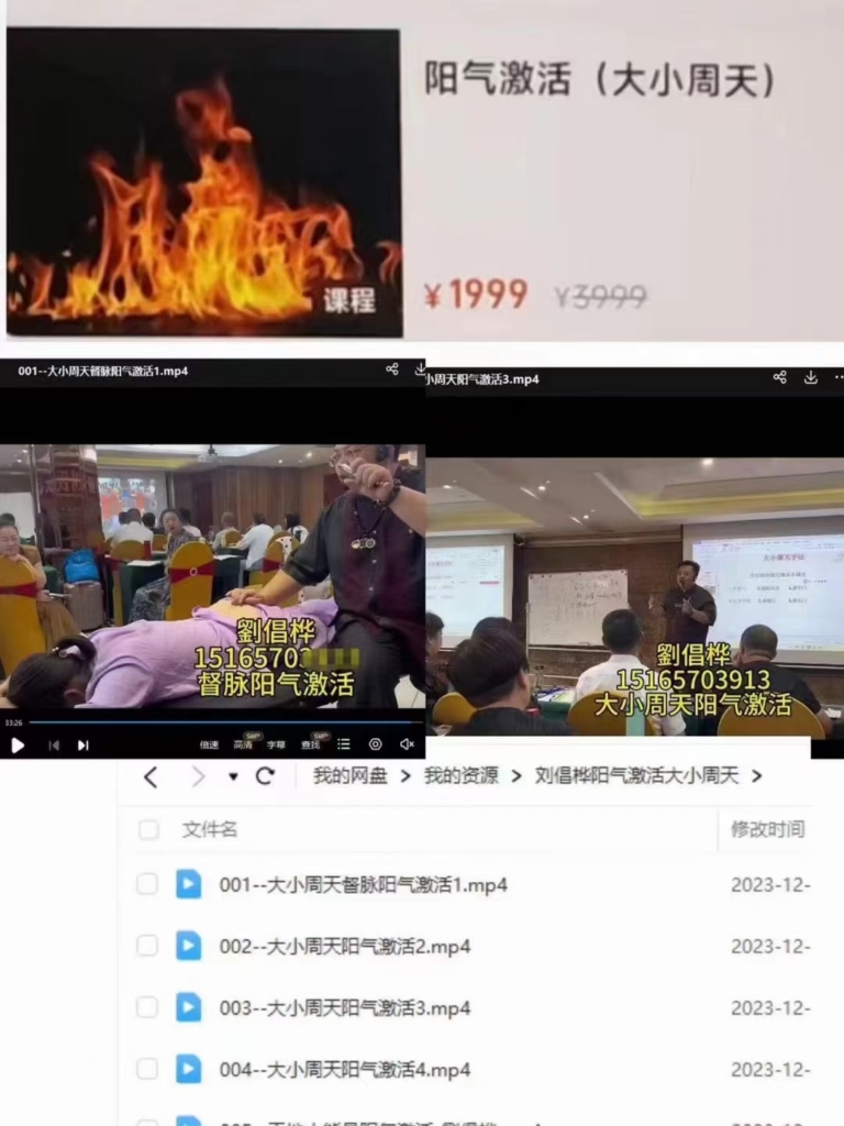 劉倡桦 阳气激活大小周天面授课程5节视频