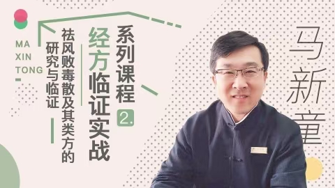 马新童 祛风败毒散类方研究与临证 全14讲视频课